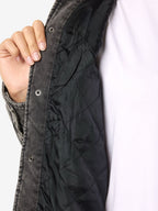 Noisy May QUILTED DENIM OVERSHIRT