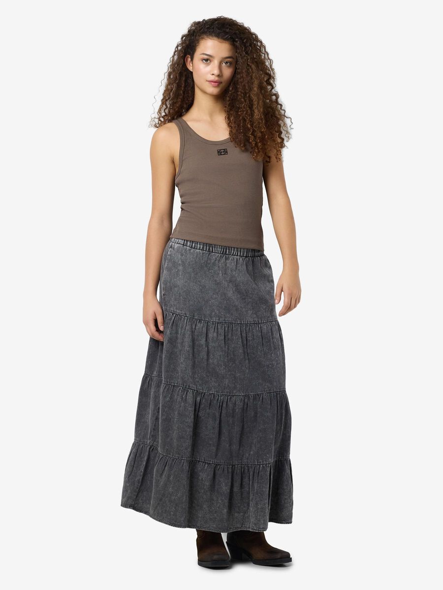 Noisy May ACID WASHED DENIM SKIRT