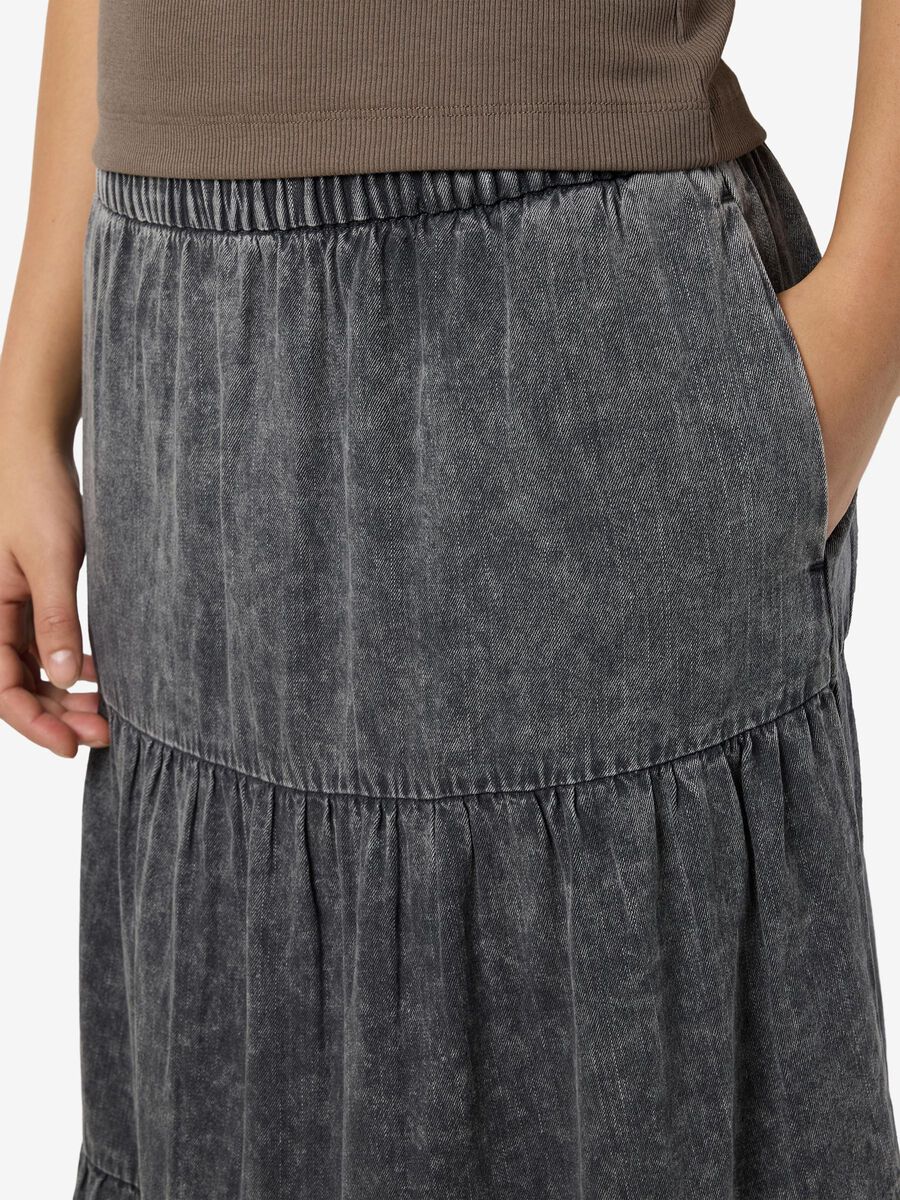 Noisy May ACID WASHED DENIM SKIRT