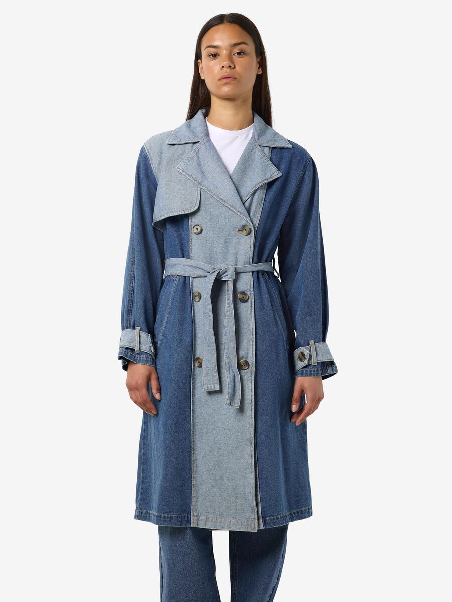 Noisy May DENIM TRENCHCOAT