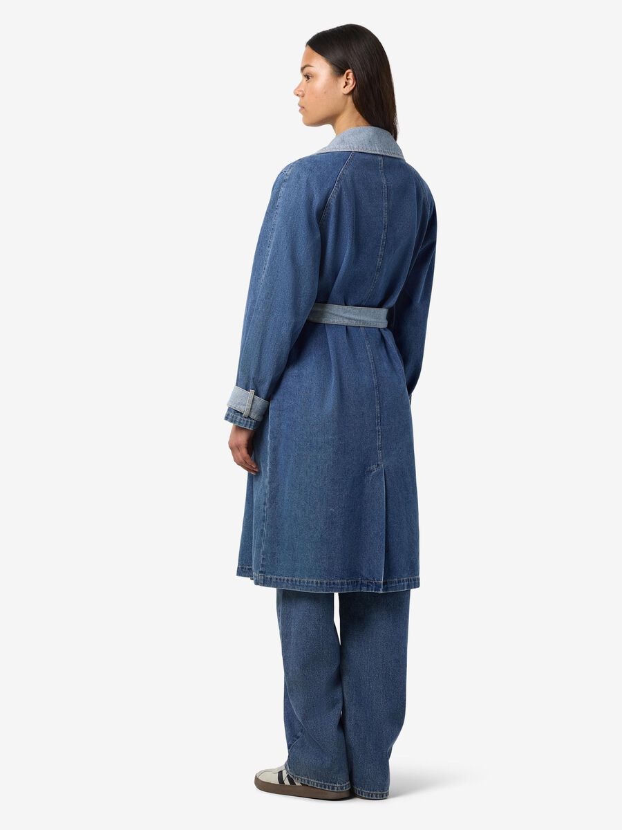 Noisy May DENIM TRENCHCOAT
