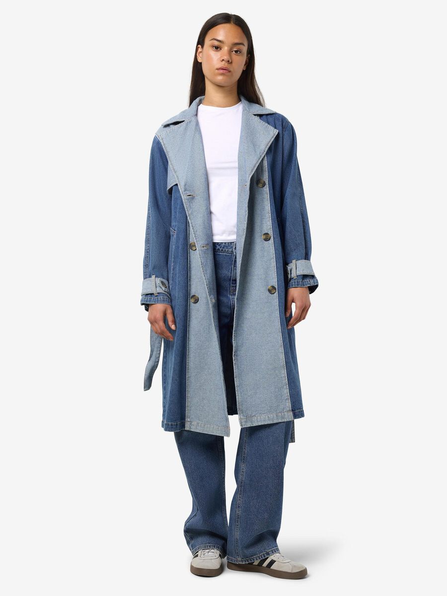 Noisy May DENIM TRENCHCOAT