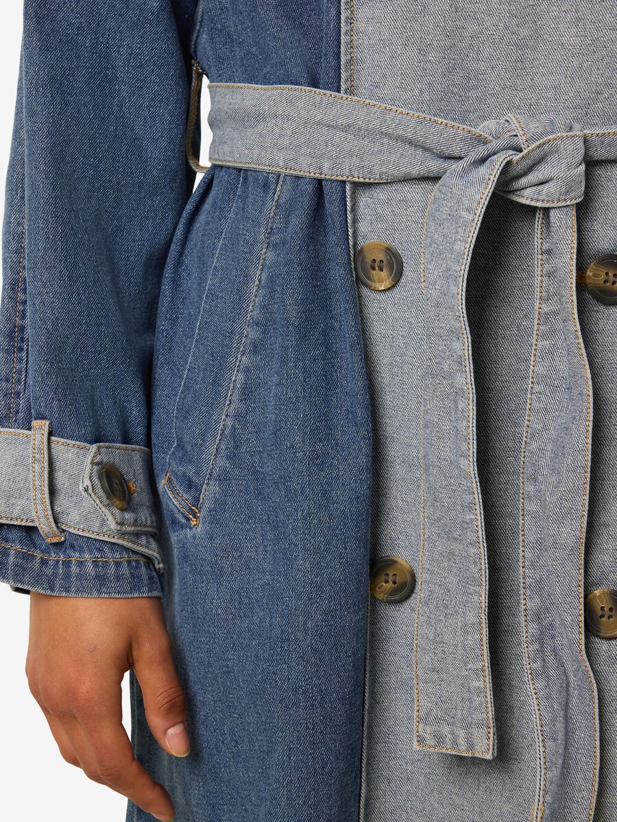 Noisy May DENIM TRENCHCOAT