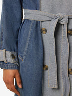 Noisy May DENIM TRENCHCOAT