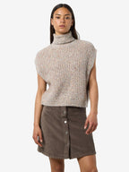 Noisy May ROLL NECK KNITTED VEST