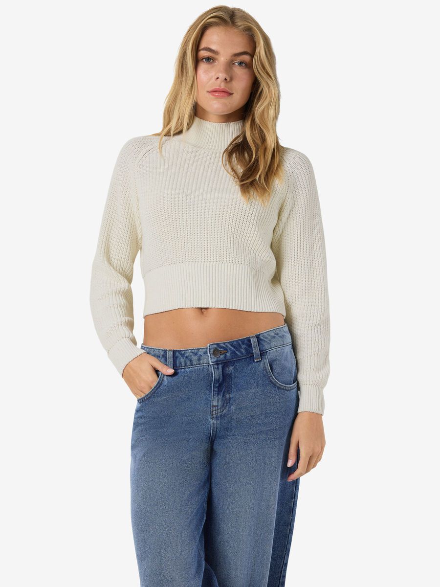Noisy May HIGH NECK KNITTED JUMPER