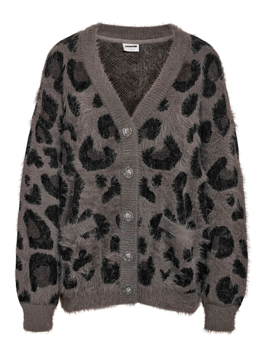 Noisy May ANIMAL PRINT CARDIGAN