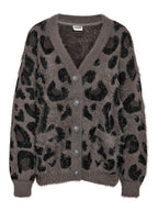 Noisy May ANIMAL PRINT CARDIGAN