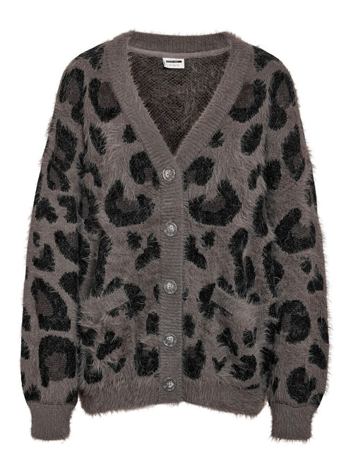 Noisy May ANIMAL PRINT CARDIGAN