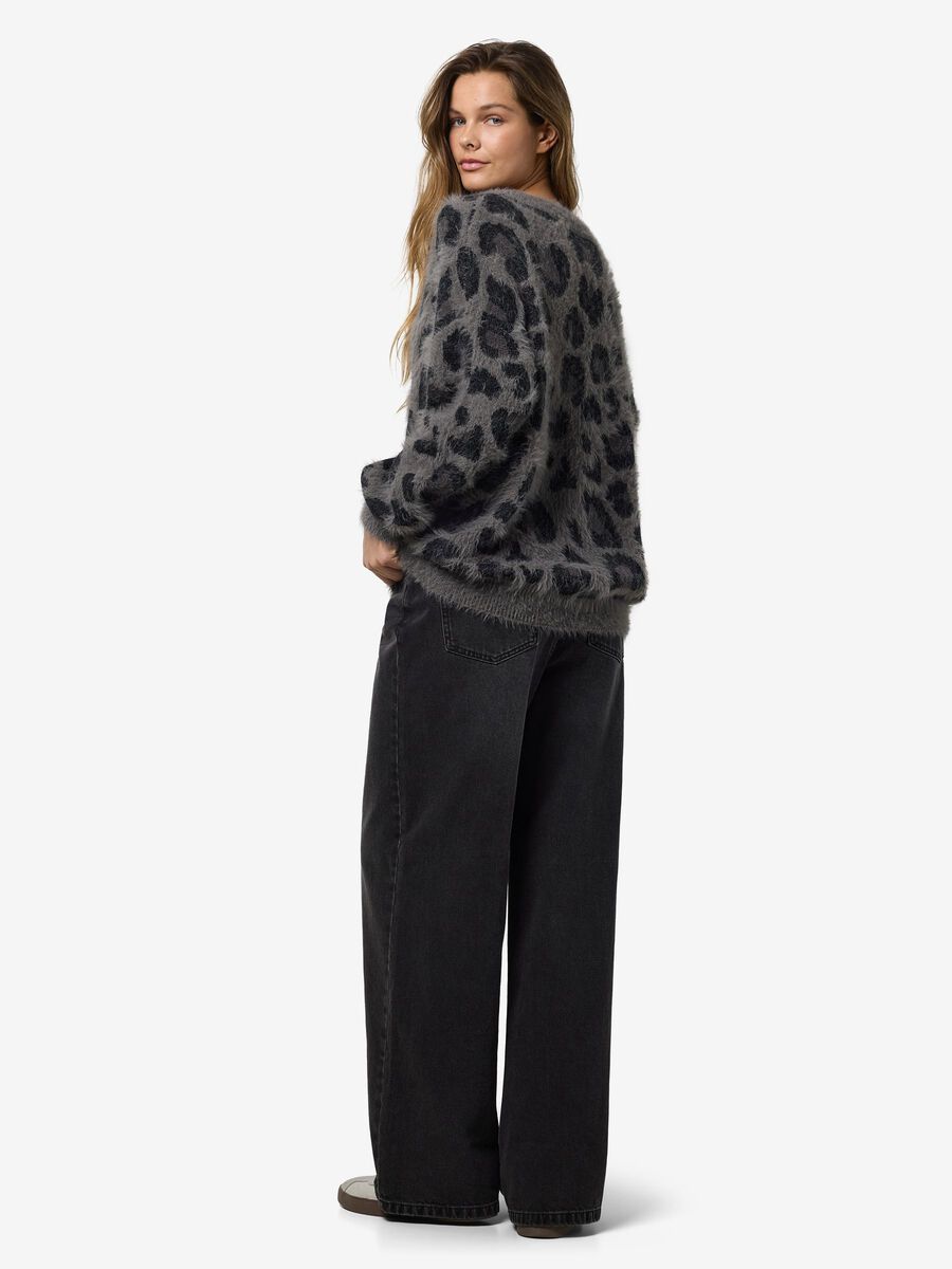 Noisy May ANIMAL PRINT CARDIGAN