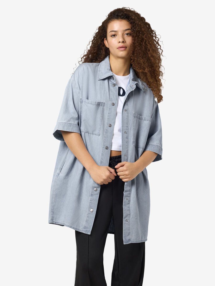 Noisy May OVERSIZED DENIM SHIRT