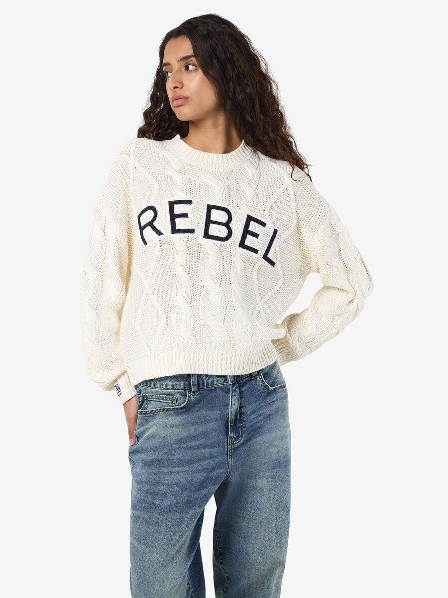 Noisy May CABLE KNIT JUMPER