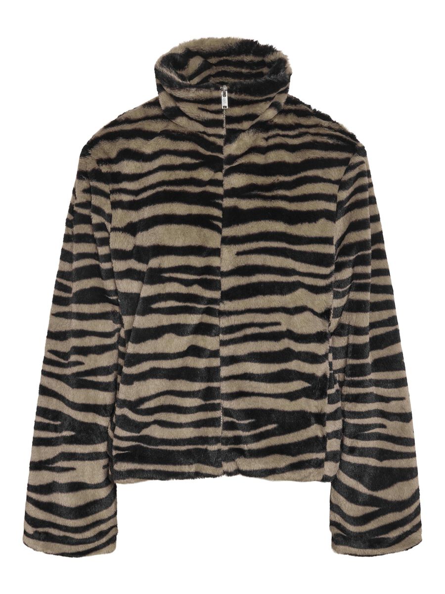 Noisy May CURVE FAUX FUR JACKET