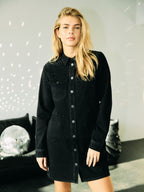Noisy May RHINESTONE DENIM DRESS