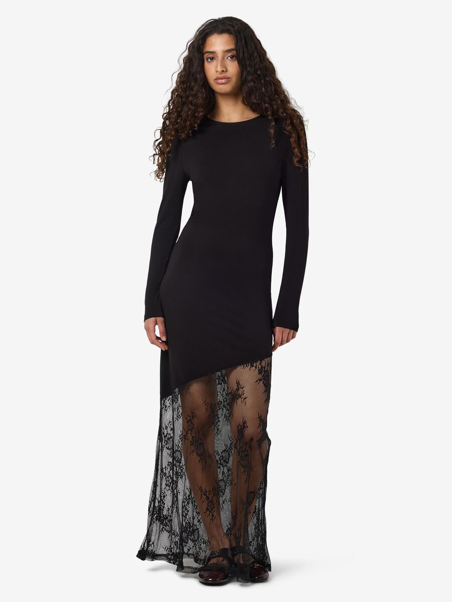 Noisy May LACE DETAILED MAXI DRESS