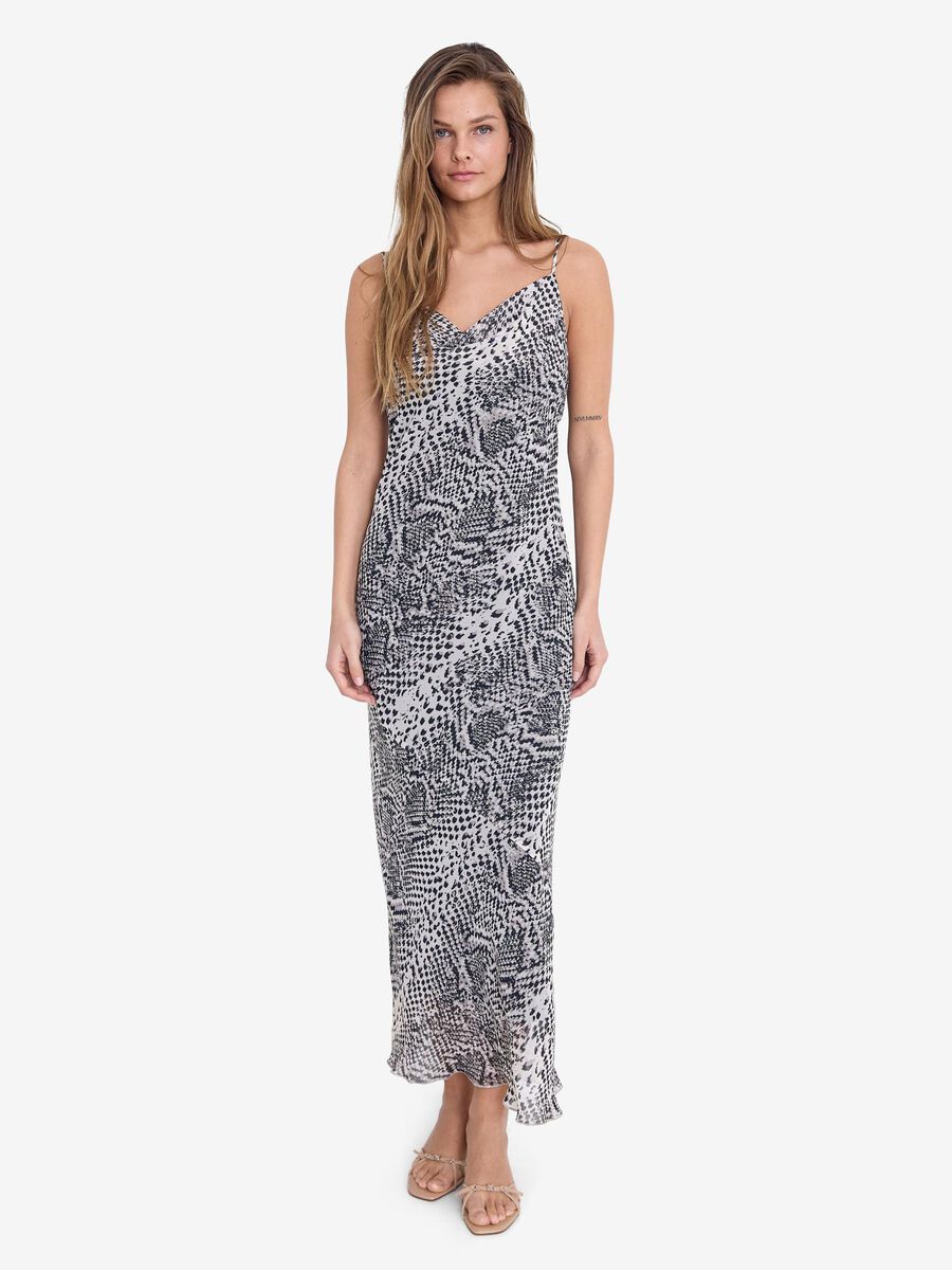 Noisy May PRINTED MIDI DRESS