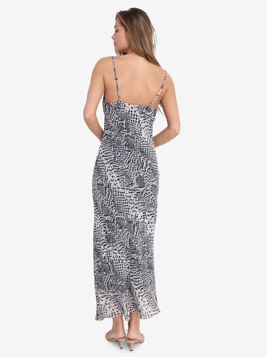 Noisy May PRINTED MIDI DRESS