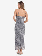 Noisy May PRINTED MIDI DRESS