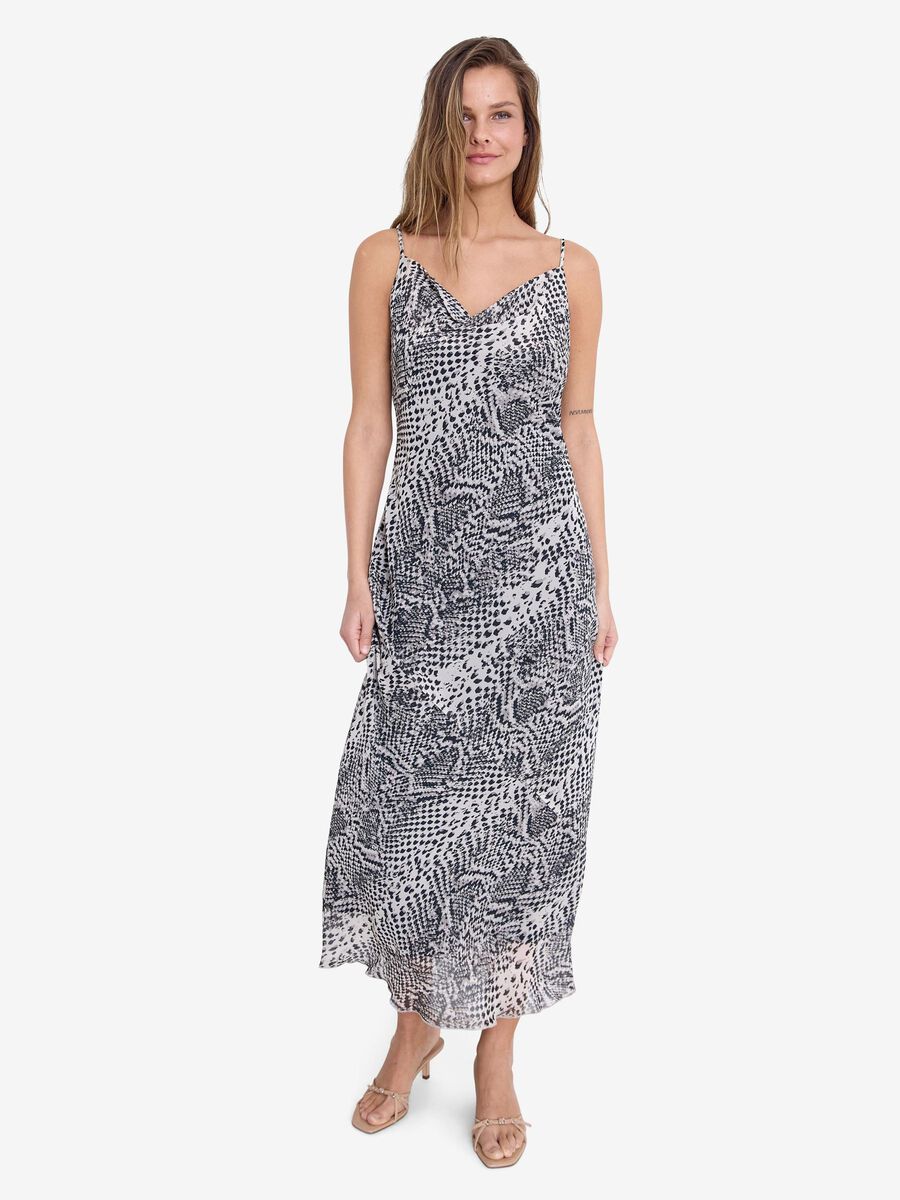 Noisy May PRINTED MIDI DRESS