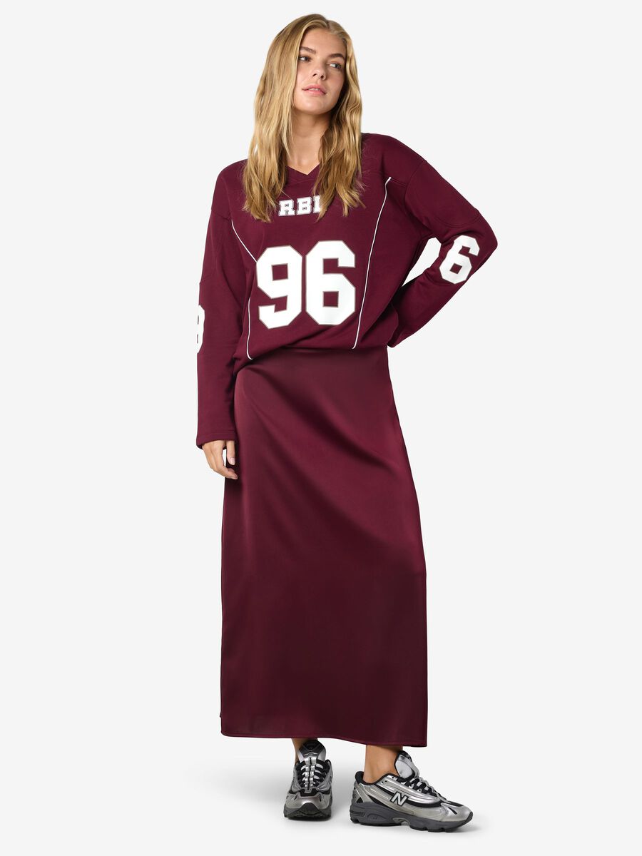 Noisy May SATIN MIDI SKIRT