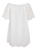 Noisy May BRODERIE ANGLAISE MINI DRESS