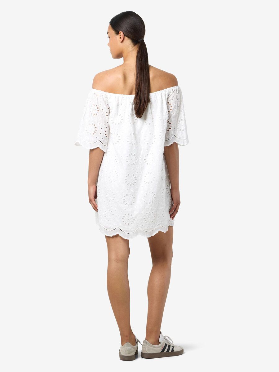 Noisy May BRODERIE ANGLAISE MINI DRESS