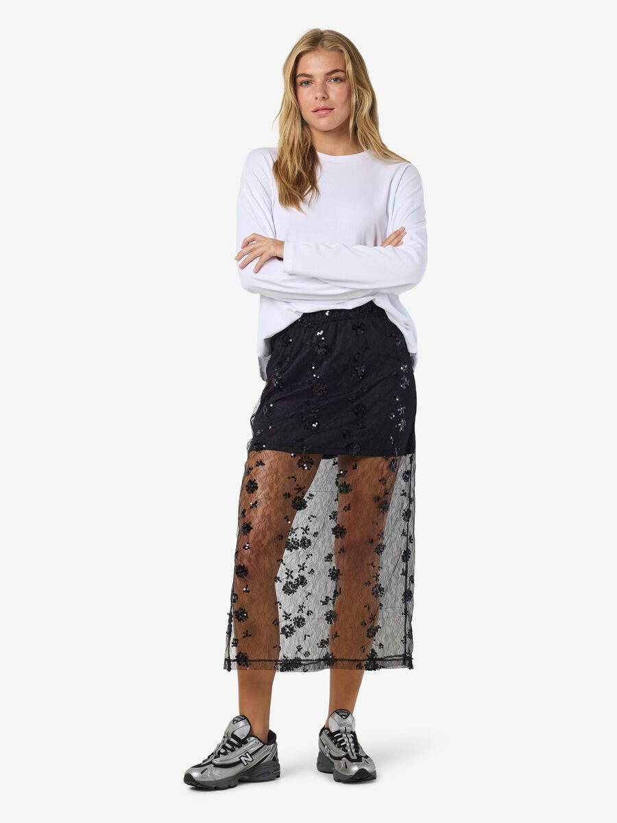 Noisy May MESH MAXI SKIRT