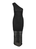 Noisy May LACE ONE-SHOULDER DRESS